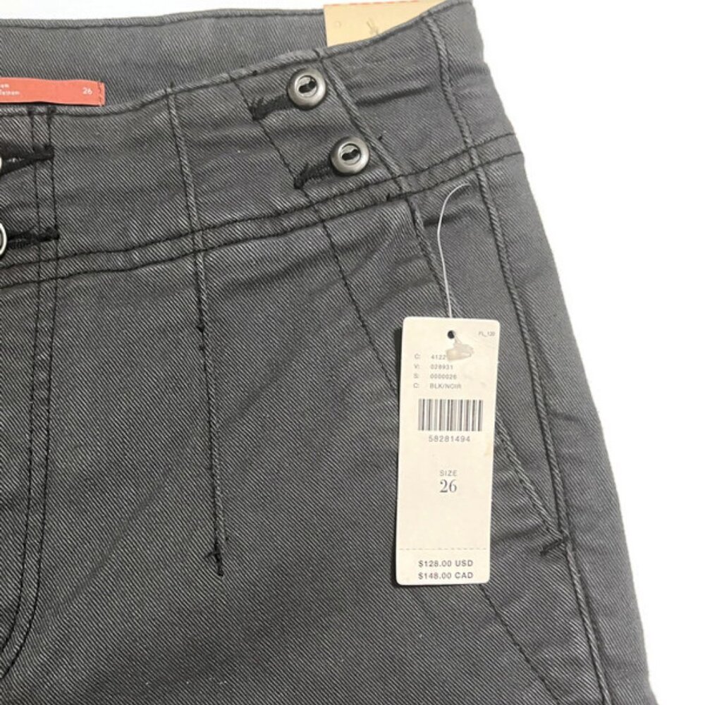 Anthropologie Pilcro and the Letterpress Gray High Rise Skinny Jeans Size 26 - Picture 5 of 9